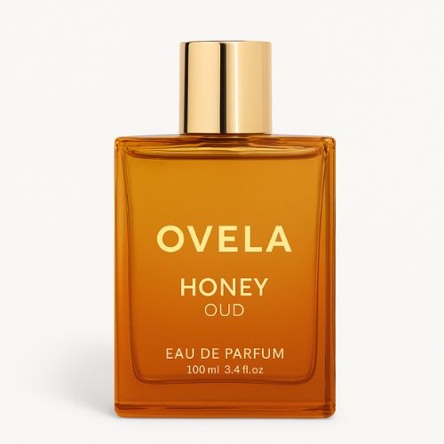 Ovela Honey Oud | Eau de Parfum | Patchouli, Vanilla, Bergamot | Floral & Spicy | Made with Clean & Vegan Essentials Oils | Cruelty Free Fragrance Perfume