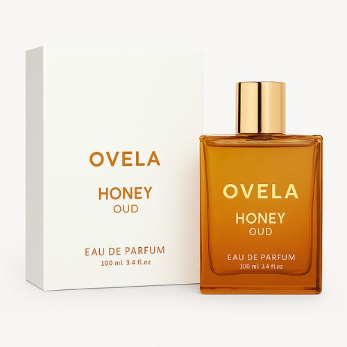Ovela Honey Oud | Eau de Parfum | Patchouli, Vanilla, Bergamot | Floral & Spicy | Made with Clean & Vegan Essentials Oils | Cruelty Free Fragrance Perfume