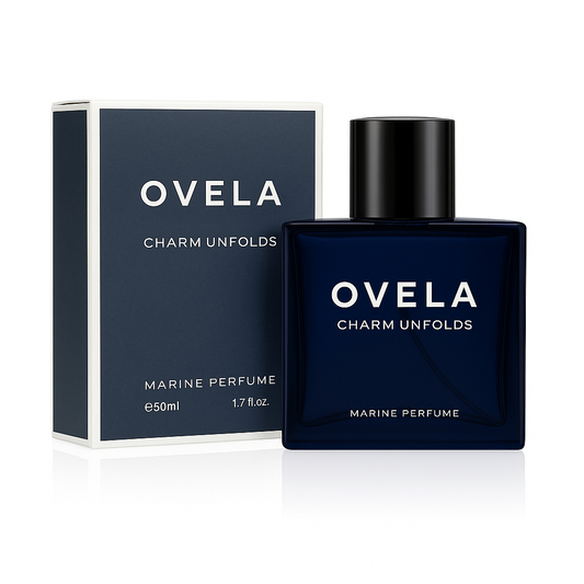 OVELA Midnight Marine Eau De Parfum - Unisex 50ml Ocean Fresh Scent Premium Aromatic Woody Fragrance for Him & Her